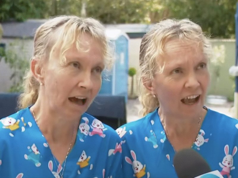 Australian twins Bridgette and Paula Powers have gone viral