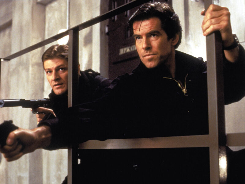 Sean Bean and Pierce Brosnan in James Bond movie Goldeneye